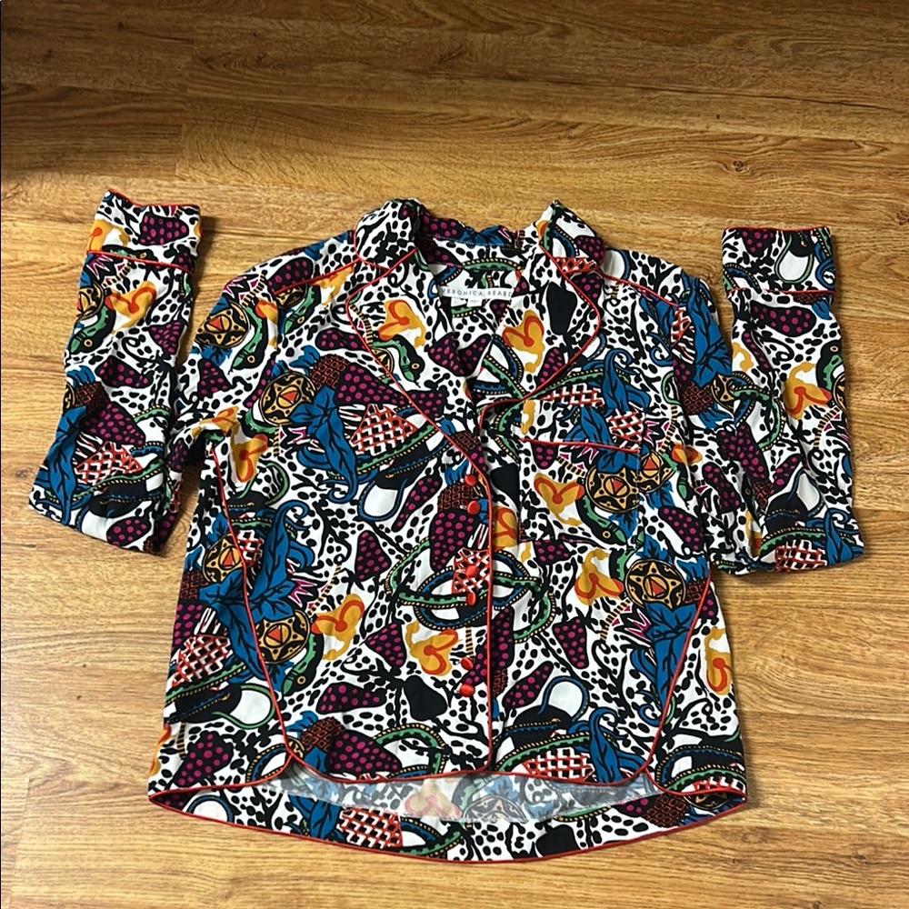 Veronica Beard Multicolor Button Down Shirt - image 1